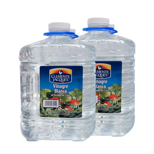 VINAGRE BLANCO DE ALCOHOL DE CAÑA - 2 UND BOTELLA 3,8 LT
