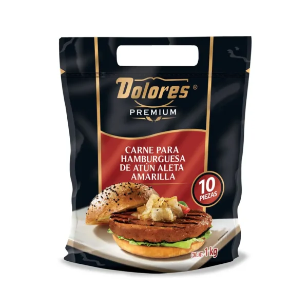 HAMBURGUESA DE ATÚN DOLORES PREMIUM 10 UND X 1000 G