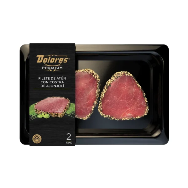 FILETE DE ATÚN DOLORES PREMIUM ENCOSTRADO CON AJONJOLÍ 304 G