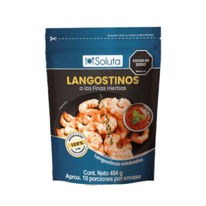 LANGOSTINOS ADOBADOS A LAS FINAS HIERBAS - SOLUTA X 454 g