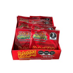 PELOTAS LOOKAS SANDÍA DISPLAY X 190 g