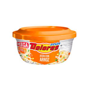 ATUN DOLORES CON ARROZ MAXI CUP CAN X 240 g