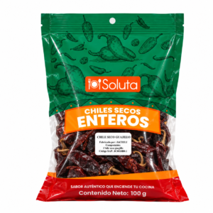 CHILE SECO GUAJILLO BOLSA x 100 g
