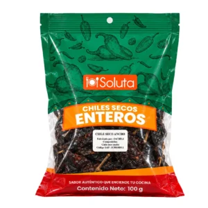 CHILE SECO ANCHO BOLSA x 100 g