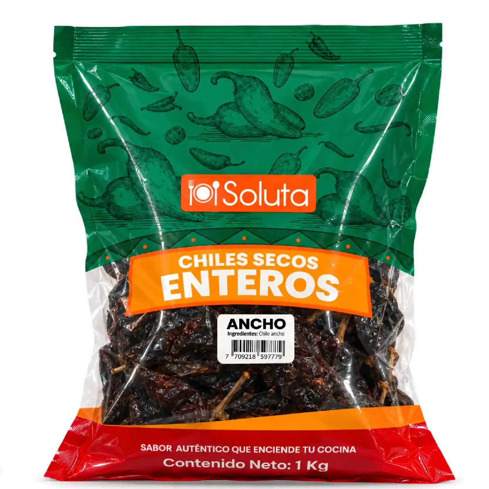 CHILE SECO ANCHO BOLSA X 1 kg