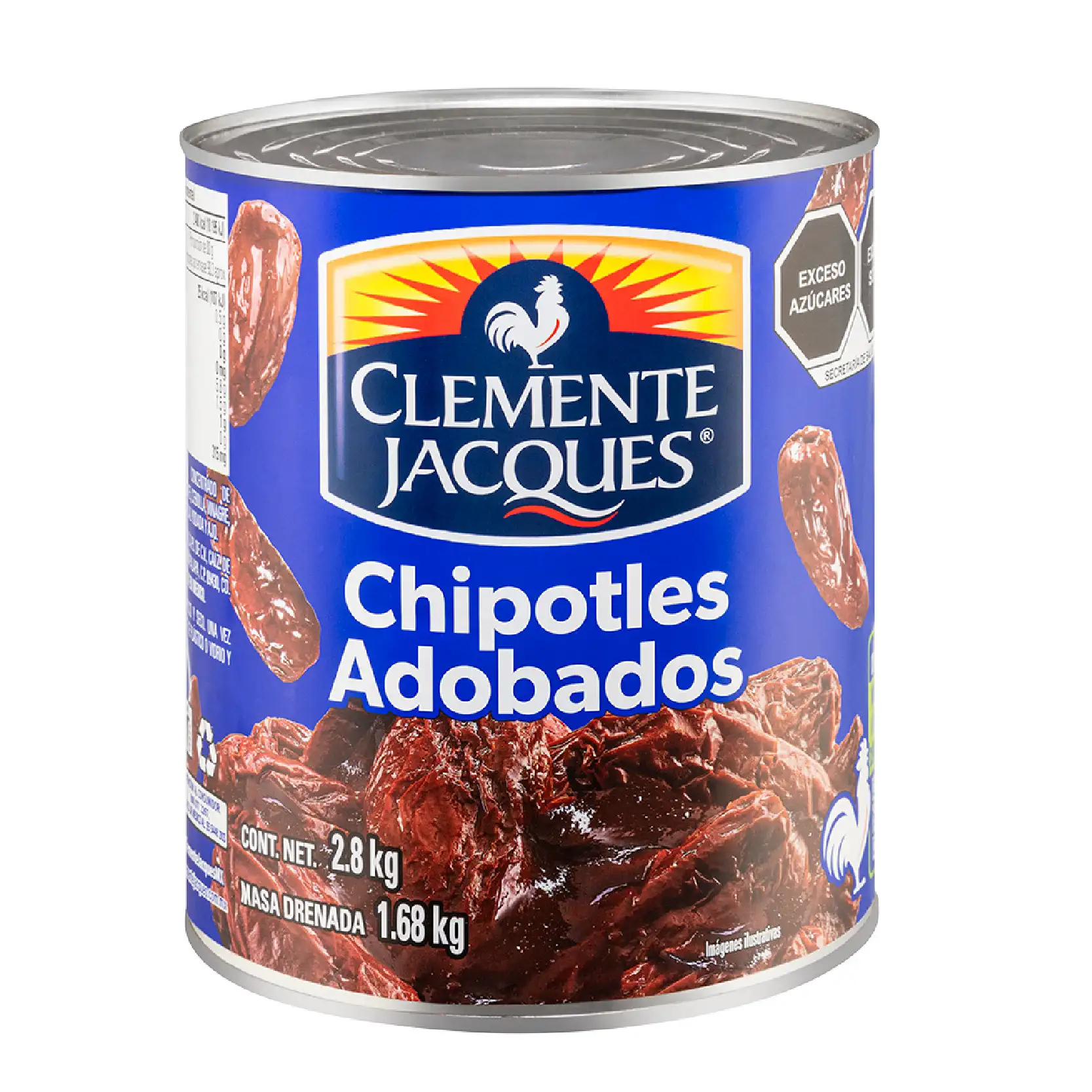 CHILES CHIPOTLES ADOBADOS - CLEMENTE JACQUES X 2800 g