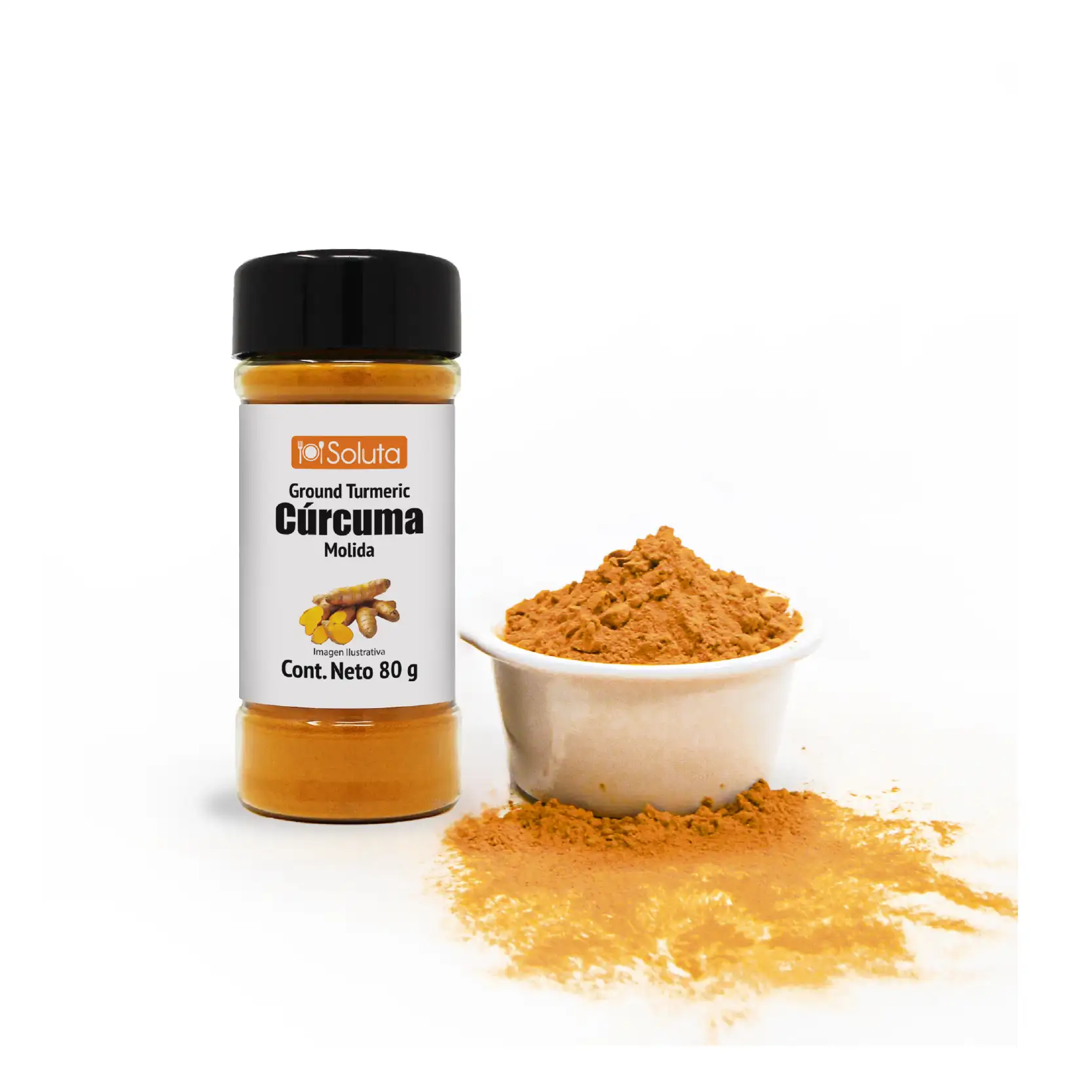 CÚRCUMA EN POLVO - SOLUTA X 80 g