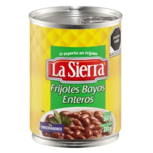 FRIJOLES BAYOS ENTEROS - LA SIERRA - (Lata 560 gr)