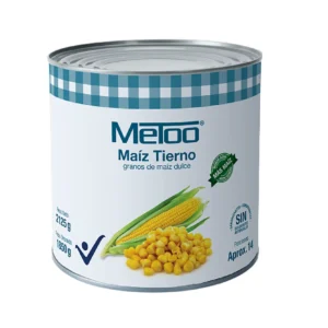 MAÍZ DULCE DESGRANADO EN LATA - METOO X 2125 g