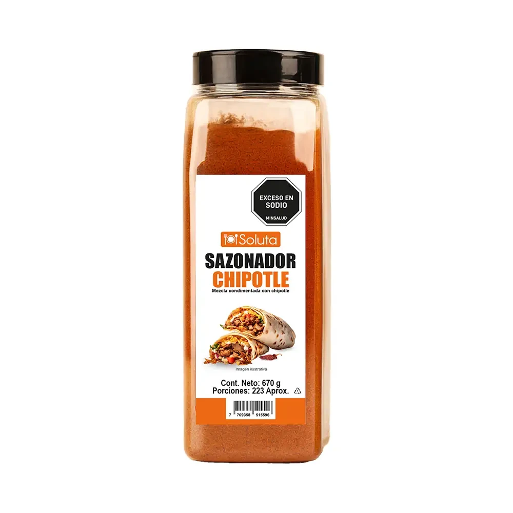 SAZONADOR CHIPOTLE - SOLUTA X 670 g