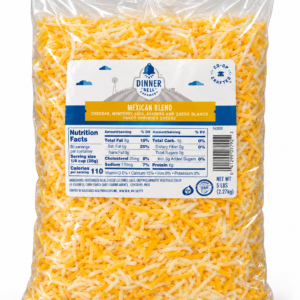 QUESO FANCY MEXICAN SHREDED DINNER BELL x 5 lb
