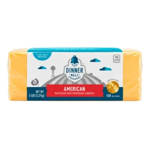 QUESO AMERICANO AMARILLO DINNER BELL x 5 lb (160 Tajadas)